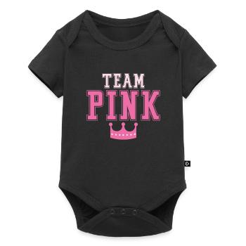 Équipe Pink Crown - Body à manches courtes Premium Bébé - noir - Devant