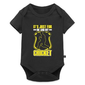 C’est juste pour moi et mon cricket - Body à manches courtes Premium Bébé - noir - Devant