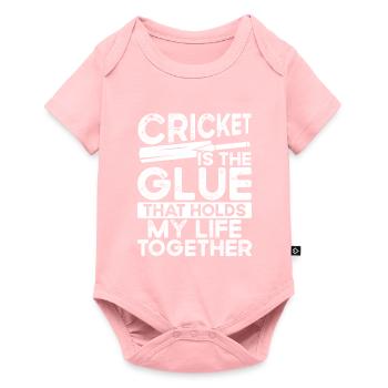 Le cricket est la colle qui - Body à manches courtes Premium Bébé - rose - Devant
