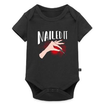 Hit the nail on the head - Baby Premium short-sleeve bodysuit - black - Front