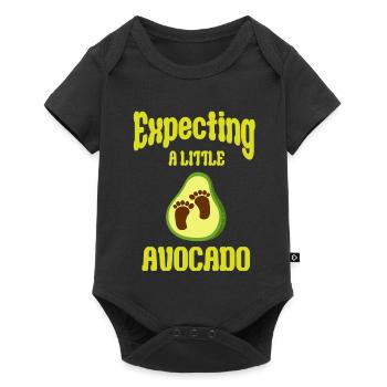 avocat, avocat humour, avocado, bébé avocat - Body à manches courtes Premium Bébé - noir - Devant