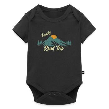 Family Road Trip | Vacation Travel - Baby Premium short-sleeve bodysuit - black - Front