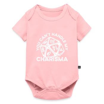 Tu ne peux pas avec mon charisme - Body à manches courtes Premium Bébé - rose - Devant