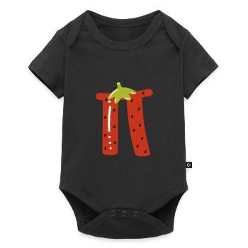 Pi comme fraise - Body à manches courtes Premium Bébé - noir - Devant
