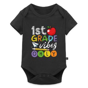 Only first-class moods - Baby Premium short-sleeve bodysuit - black - Front