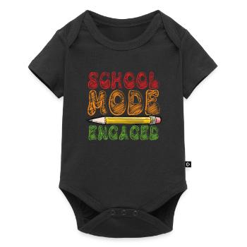 School Mode Enabled - Baby Premium short-sleeve bodysuit - black - Front