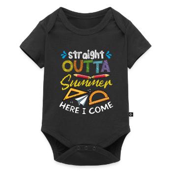 I come straight from the summer - Baby Premium short-sleeve bodysuit - black - Front