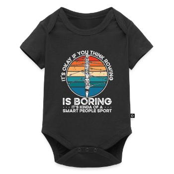 It's okay if you think that - Baby Premium short-sleeve bodysuit - black - Front