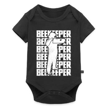 Drôle d’apiculteur - Body à manches courtes Premium Bébé - noir - Devant