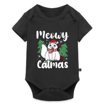 Miaou Catmas - Body à manches courtes Premium Bébé - noir - Devant