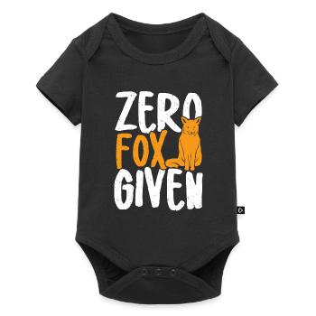 Zero fox given - Baby Premium short-sleeve bodysuit - black - Front