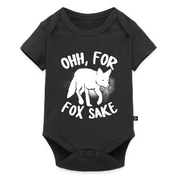 Oh for the fox's sake - Baby Premium short-sleeve bodysuit - black - Front