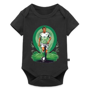 Match de football - Body à manches courtes Premium Bébé - noir - Devant