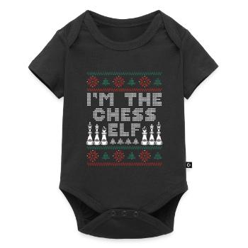 I'm the chess elf - Baby Premium short-sleeve bodysuit - black - Front