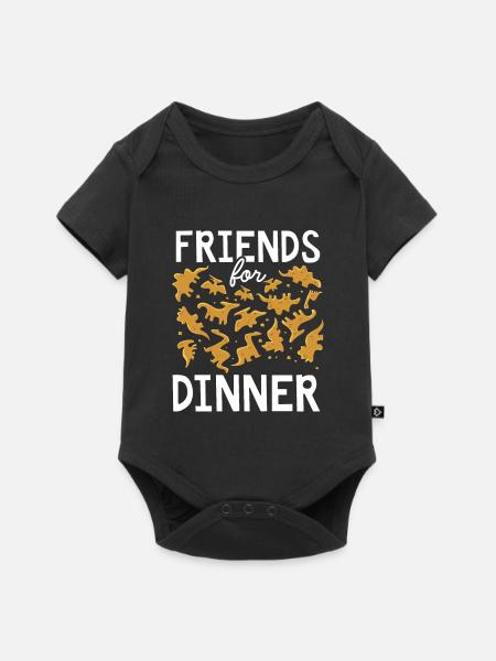 Freunde Zum Abendessen - Baby Premium Kurzarmbody - Schwarz