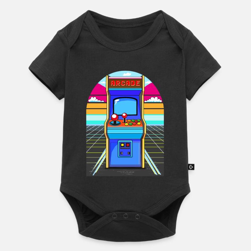 Arcade - Baby Premium Kurzarmbody - Schwarz