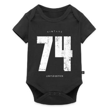Vintage 74 Limited Edition - Baby Premium short-sleeve bodysuit - black - Front