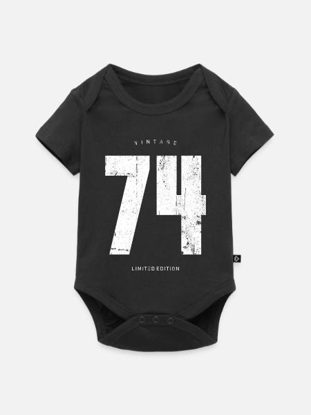 Vintage 74 Limited Edition - Baby Premium short-sleeve bodysuit - black