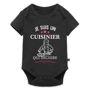 Cook Who Tears - Baby Premium short-sleeve bodysuit - black - Front