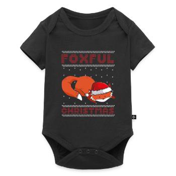 Noël Foxy - Body à manches courtes Premium Bébé - noir - Devant