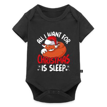 Everything I could have for Fox Christmas - Baby Premium short-sleeve bodysuit - black - Front