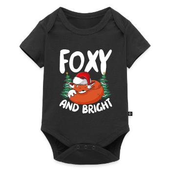 Renard et Bright - Body à manches courtes Premium Bébé - noir - Devant