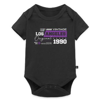 1990's Vintage Born Legend 34 Birthday - Baby Premium short-sleeve bodysuit - black - Front