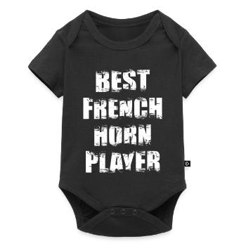 Best French Horn Player - Baby Premium short-sleeve bodysuit - black - Front