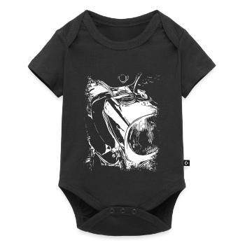 Légende deux temps noir et blanc - Body à manches courtes Premium Bébé - noir - Devant