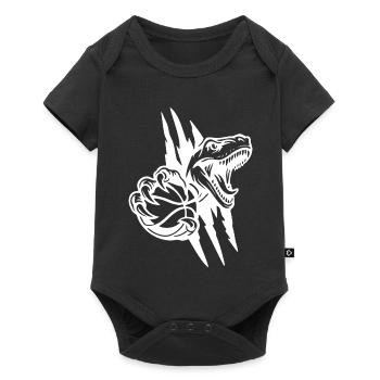 Roaring Raptor Basketball - Baby Premium short-sleeve bodysuit - black - Front
