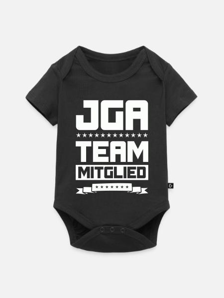 JGA TEAM MITGLIED - Baby Premium Kurzarmbody - Schwarz