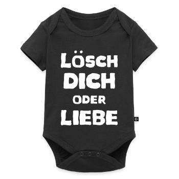 Delete You or Love Saying Meme T-Shirt Unisex - Baby Premium short-sleeve bodysuit - black - Front