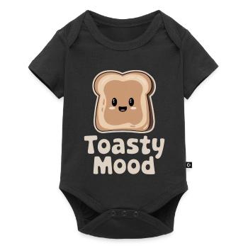 Ambiance Chaleureuse – Mascotte du Toast - Body à manches courtes Premium Bébé - noir - Devant