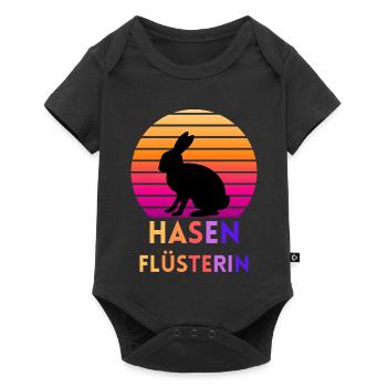 Bunny Whisperer - Baby Premium short-sleeve bodysuit - black - Front