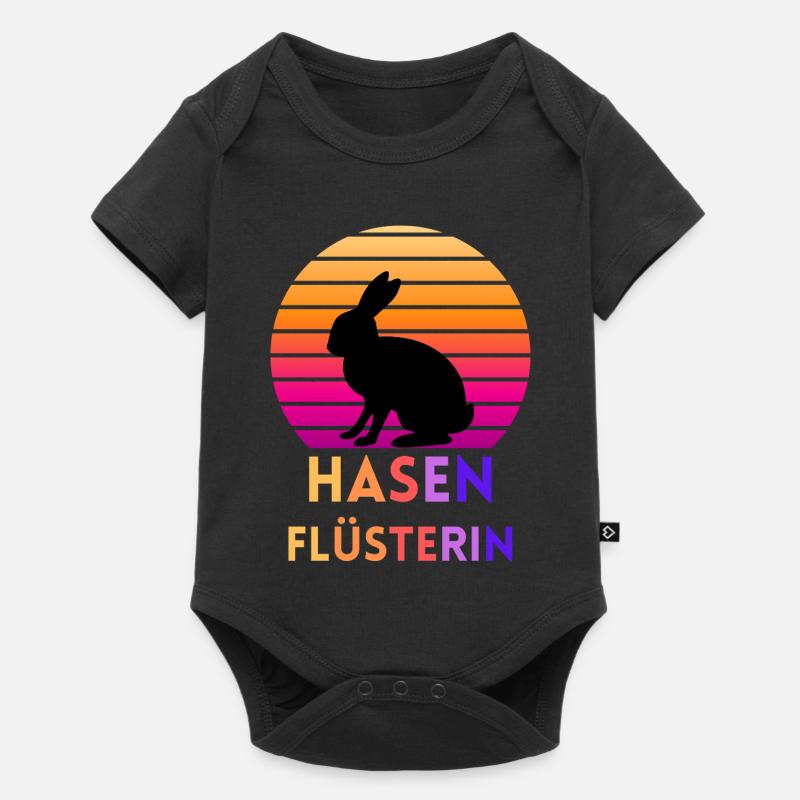 Bunny Whisperer - Baby Premium short-sleeve bodysuit - black