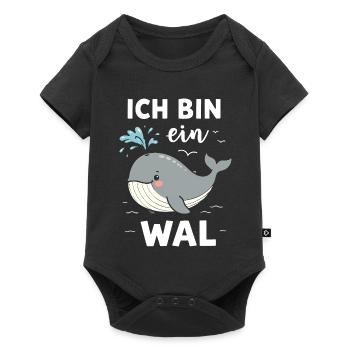 Whale Sea Creature Underwater Costume Carnival Fish - Baby Premium short-sleeve bodysuit - black - Front