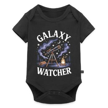 Galaxy Watcher - Baby Premium short-sleeve bodysuit - black - Front