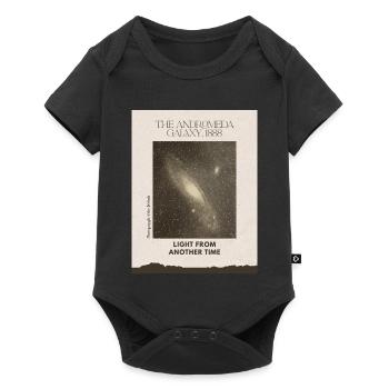 Andromeda Galaxy Vintage  - Baby Premium short-sleeve bodysuit - black - Front