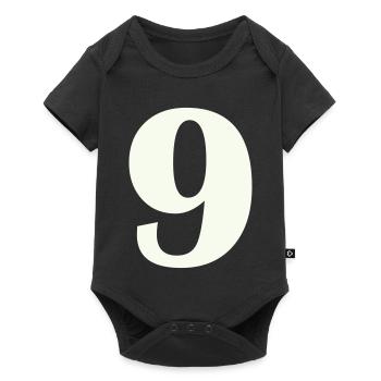 9 - Baby Premium short-sleeve bodysuit - black - Front