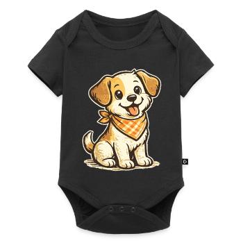 canine - Body à manches courtes Premium Bébé - noir - Devant