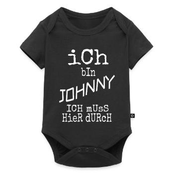 Geschenk für Johnny - Baby Premium Kurzarmbody - Schwarz - Vorne