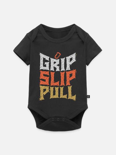 Grip Slip Pull Graphic Tee - Baby Premium Kurzarmbody - Schwarz