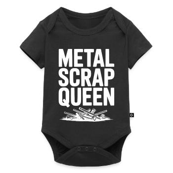 Metal Scrap Queen - Baby Premium short-sleeve bodysuit - black - Front