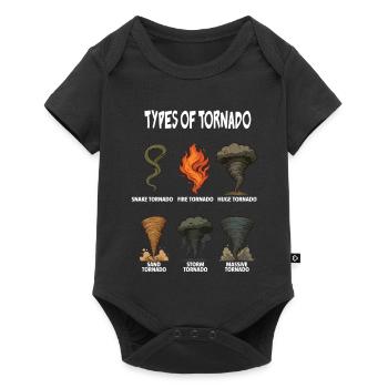 types of tornado Weather tornado chasing Vintage - Baby Premium short-sleeve bodysuit - black - Front