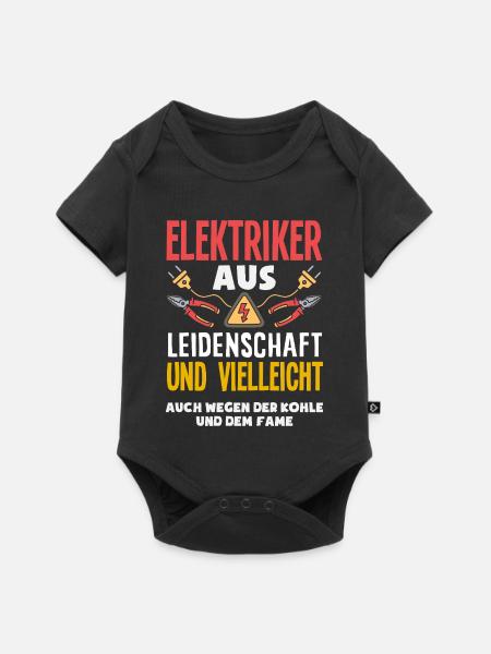 Elektriker Aus Leidenschaft - Baby Premium Kurzarmbody - Schwarz