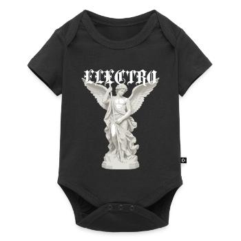 Elektro-Engel-Statue Gothic - Baby Premium Kurzarmbody - Schwarz - Vorne