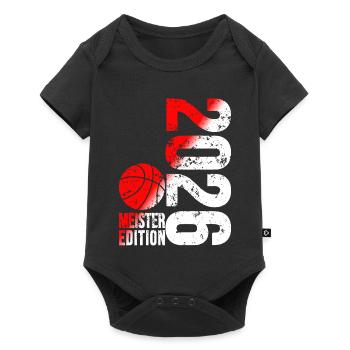 Basketball Master Shirt 2026, red white - Baby Premium short-sleeve bodysuit - black - Front