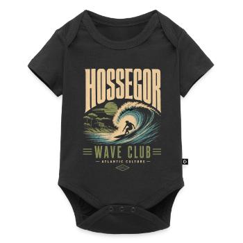 Hossegor Surfing - Baby Premium short-sleeve bodysuit - black - Front