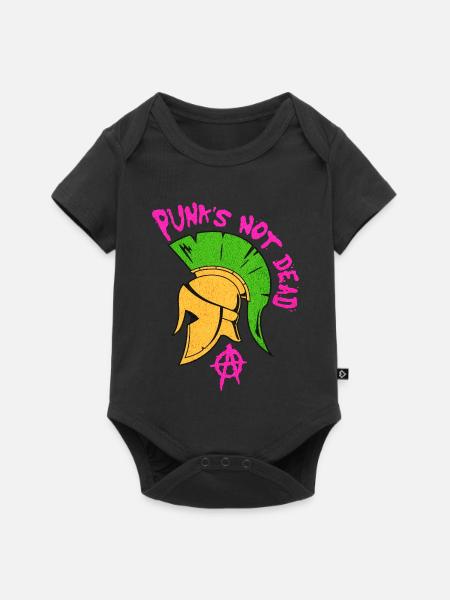 PUNKS NOT DEAD - Baby Premium Kurzarmbody - Schwarz