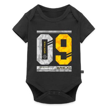 09 Ariejo Occitania (Ariège) - Baby Premium Kurzarmbody - Schwarz - Vorne